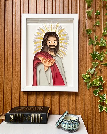 Quadro Jesus Convida