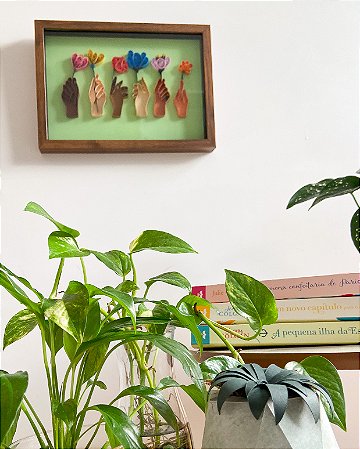 Quadro As flores somos nós