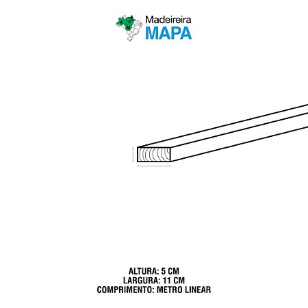 VIGA 5X11 PEROBA DO PARA