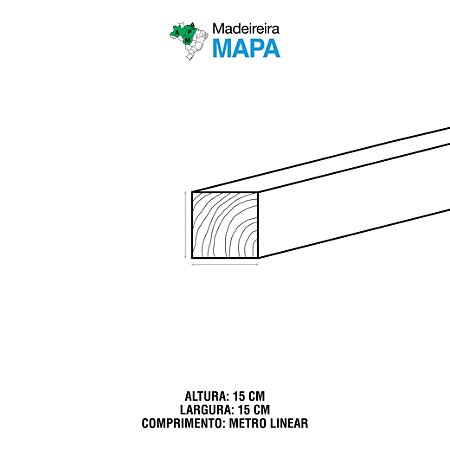 QUADRADO 15X15 GARAPEIRA