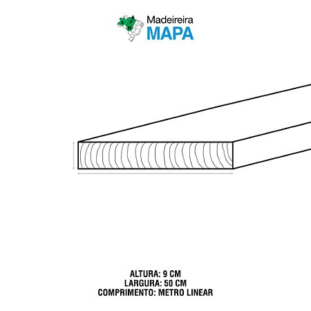VIGA 9X50 ACIMA DE 8 METROS PEROBA VERMELHA - CUPIUBA