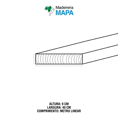 VIGA 9X40 ACIMA DE 8 METROS PEROBA DO PARA