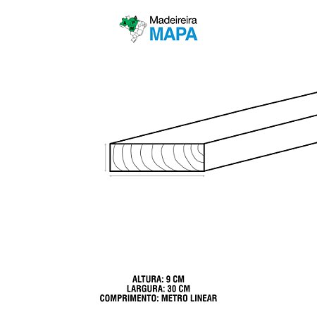 VIGA 9X30 PEROBA DO PARA