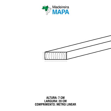 VIGA 7X20 ACIMA DE 7 METROS PEROBA DO PARA