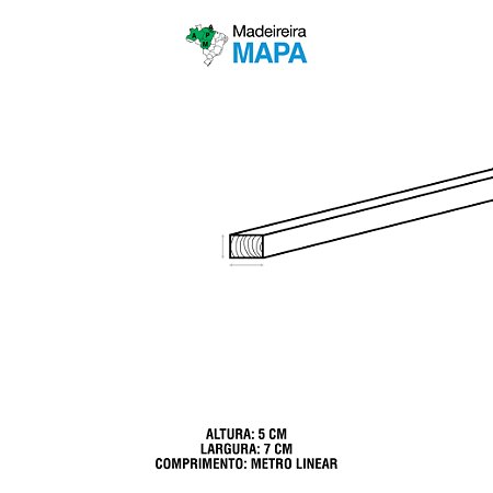 CAIBRO 5X7 ACIMA DE 7 METROS PEROBA DO PARA
