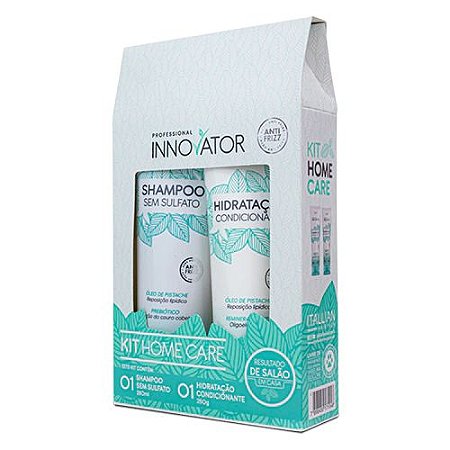 KIT HOME CARE INNOVATOR COM SHAMPOO 280ML + HIDRATAÇÃO 250G