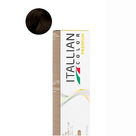 COLORAÇÃO ITALLIAN COLOR PREMIUM 60G CASTANHO CLARO MARROM 5.7