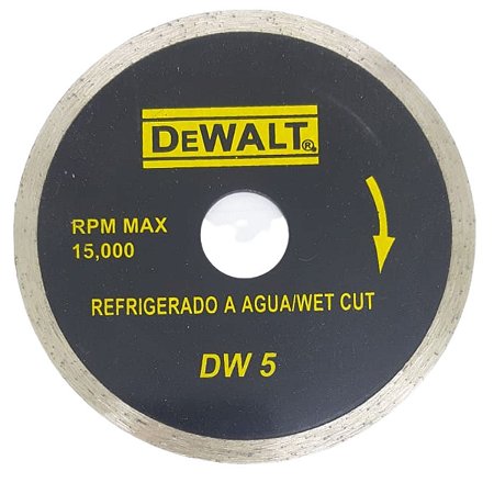 Disco de Corte Diamantado Continuo Refrigerado 105X20 mm Dewalt