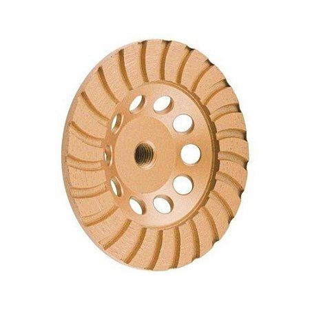 Rebolo Diamantado Turbo Diâmetro 115 x Rosca M14 MTX