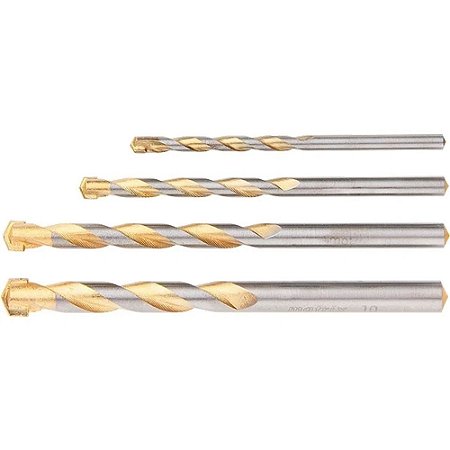 Jogo de Brocas para Concreto Golden Line 5, 6, 8 e 10 mm MTX