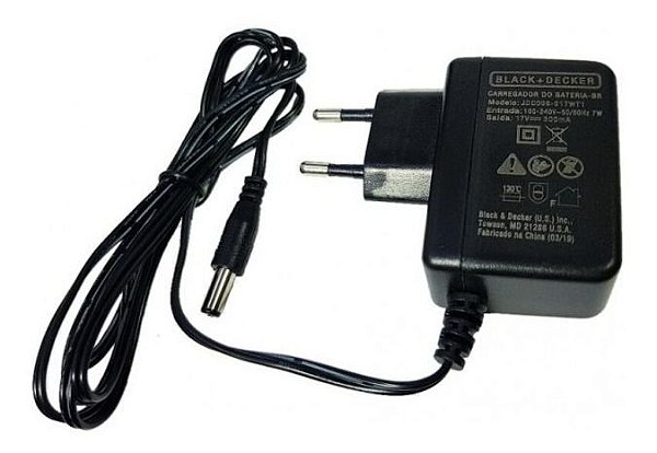 Carregador Bivolt p/ Parafusadeira CD121K Black+Decker