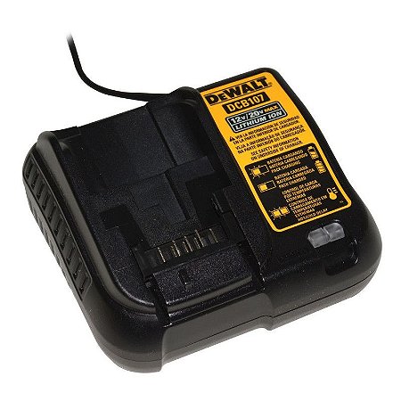 Carregador 12V a 20V 1.25A Bivolt DCB107 Dewalt