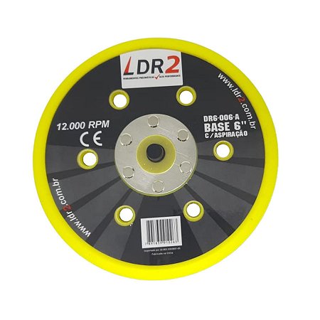 Base orbital para lixas de 6" PDR