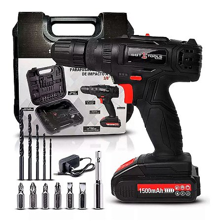 Parafusadeira e Furadeira 21V 30Nm com 1 Bat. SGT7120 Sigma