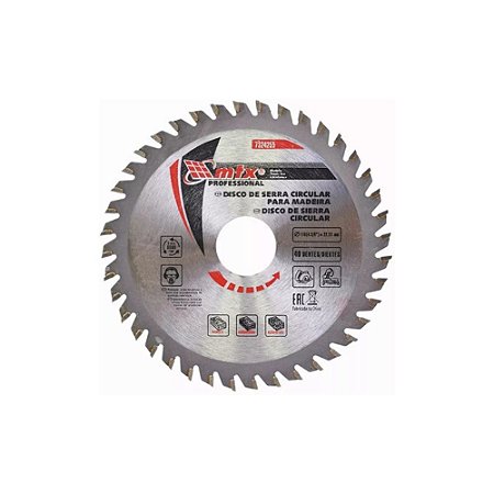 Disco de Widea Serra Mármore 4.3/8 Pol 22.2mm 40 Dentes MTX