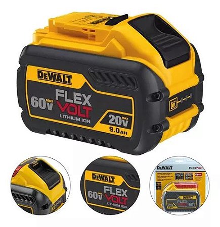 BATERIA 20V-60V FLEXVOLT LI-ION 9.0AH DEWALT DCB609-B3