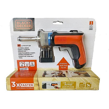 PARAFUSADEIRA MONTA MOVEIS HEXDRIV.4V ION LITIO