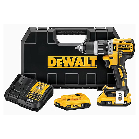 PARAFUSADEIRA 1/2" 20V BRUSHLESS DCD796 + ACESSÓRIOS DEWALT
