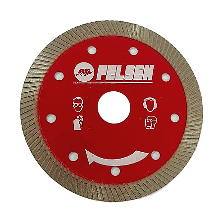 DISCO DIAMANTADO PARA PORCELANATO TURBO ULTRAFINO - FELSEN
