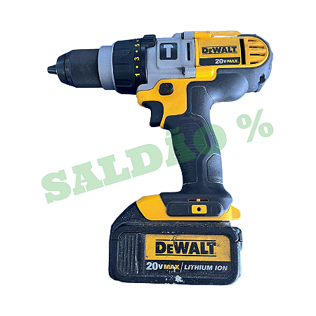 CONJ. PARAFUSADEIRA E FURADEIRA DE IMPACTO DCD985 DEWALT - SALDÃO