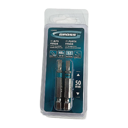 BITS FENDA SL 4,5  ACO CROMO 50MM 2PCS GROSS - 1154555