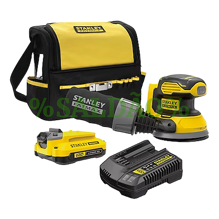 Lixadeira Roto Orbital 20v SCS220 Fatmax Stanley - Saldão