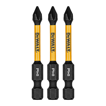 Kit 3 Bits Phillips PH1 x 50mm Flextorq DWAF2PH1IR3 Dewalt