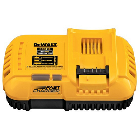 CARREGADOR RAPIDO FLEXVOLT 20V-60V 8A 127V DCB118-BR DEWALT
