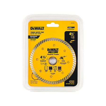Disco Turbo Porcelanato de 115mm x 22,23mm DW57450HP DeWalt