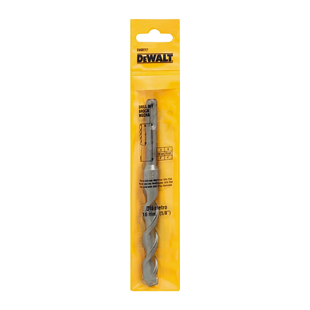 BROCA 16mm x 160mm P/ MARTELETES SDS PLUS DEWALT - DW00717