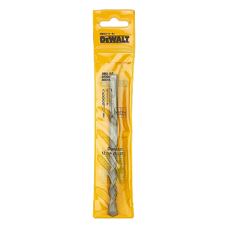 BROCA 12mm x 160mm P/ MARTELETES SDS PLUS DEWALT - DW00712