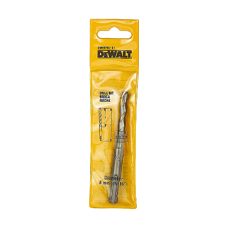 BROCA 8mm x 110mm P/ MARTELETES SDS PLUS DEWALT - DW00705