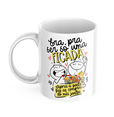 Caneca de Cerâmica - Flork Namorados