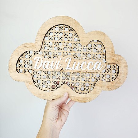 Enfeite Adorno Nuvem Decoração Quarto Bebê