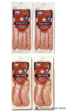 PORCO REAL - Kit Promo Linguiças - 2 Gomos e 2 Fininhas