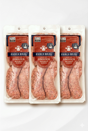 PORCO REAL - Kit Promo Linguiças - 3 Gomos