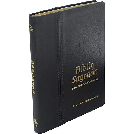 Bíblia Sagrada Slim - Couro Legítimo - Letra Grande NAA SBB