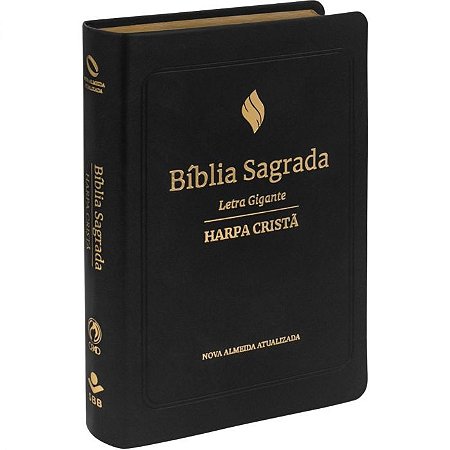 Bíblia Sagrada NAA com Harpa Cristã  Letra Gigante Preta SBB
