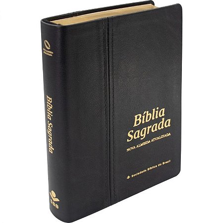 Bíblia Sagrada - Letra Gigante - Couro Legítimo NAA