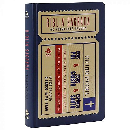 Bíblia Primeiros Passos - NAA - Capa Dura - SBB