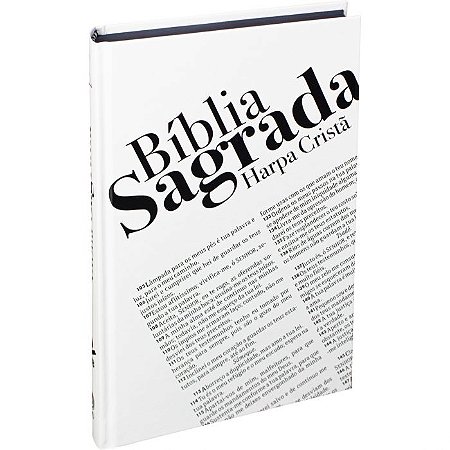 Bíblia Sagrada Texto - com Harpa Cristã - ARC - SBB