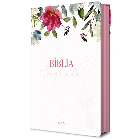 Bíblia sagrada NAA – Flores Rosa