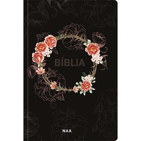 Bíblia sagrada NAA – Flores preta