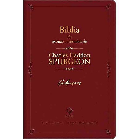 Bíblia de estudos e sermões de Charles H. Spurgeon – Bordô