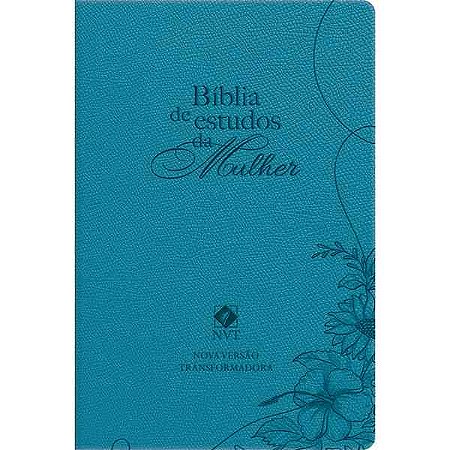 Biblia de Estudos da Mulher – Azul -NVT