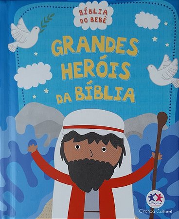 Grandes Heróis da Bíblia Bíblia Do Bebê Capa Almofadada