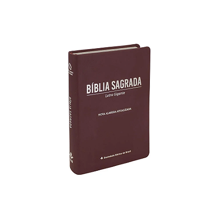 Bíblia Sagrada NAA Letra Gigante - Vinho - SBB