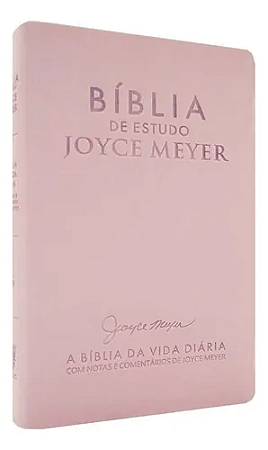Bíblia de Estudo Joyce Meyer NVI Letra Media Capa Nude