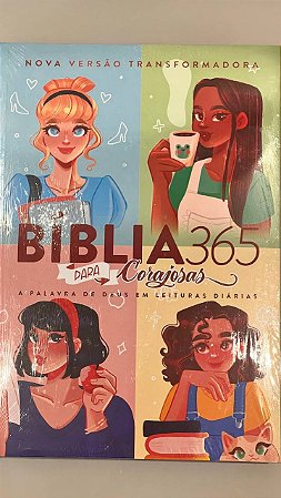 Biblia 365 para Corajosas NVT Letra Grande Capa Brochura