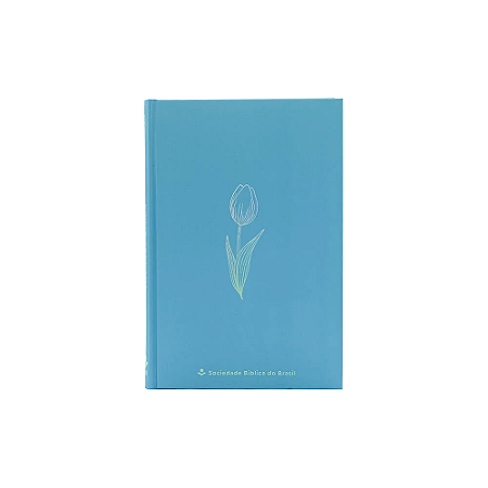 Bíblia NAA, Light Blue, Capa Dura SBB Capa dura ilustrada, flower